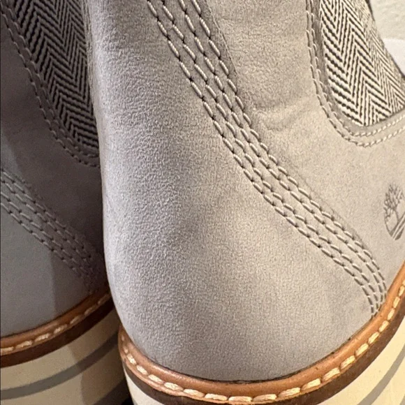 [Timberland] Courmayeur Valley Chelsea Leather Boots w/ Herringbone Women’s 10 - Picture 11 of 12